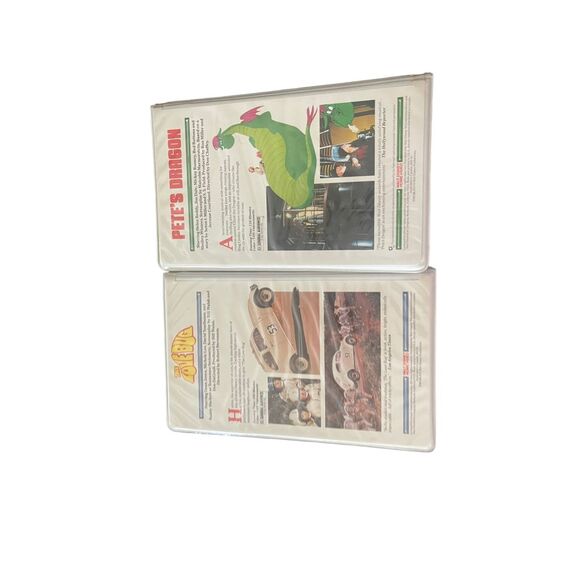 Walt Disney Pete's Dragon and The Love Bug VHS 1977 Clamshell Classic Rare Movie - Picture 3 of 10